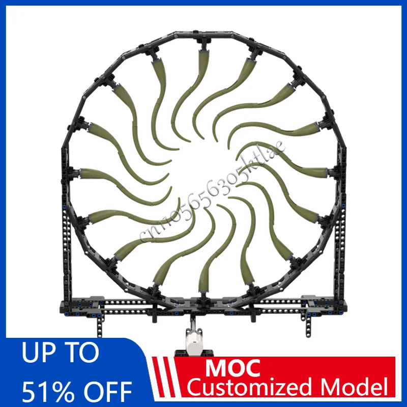 NEW 705 PCS Moc Tentacle Kinetic Sculpture Assembly DIY Model Holiday Creative Children Brick Toys Birthday Building Gift Blocks