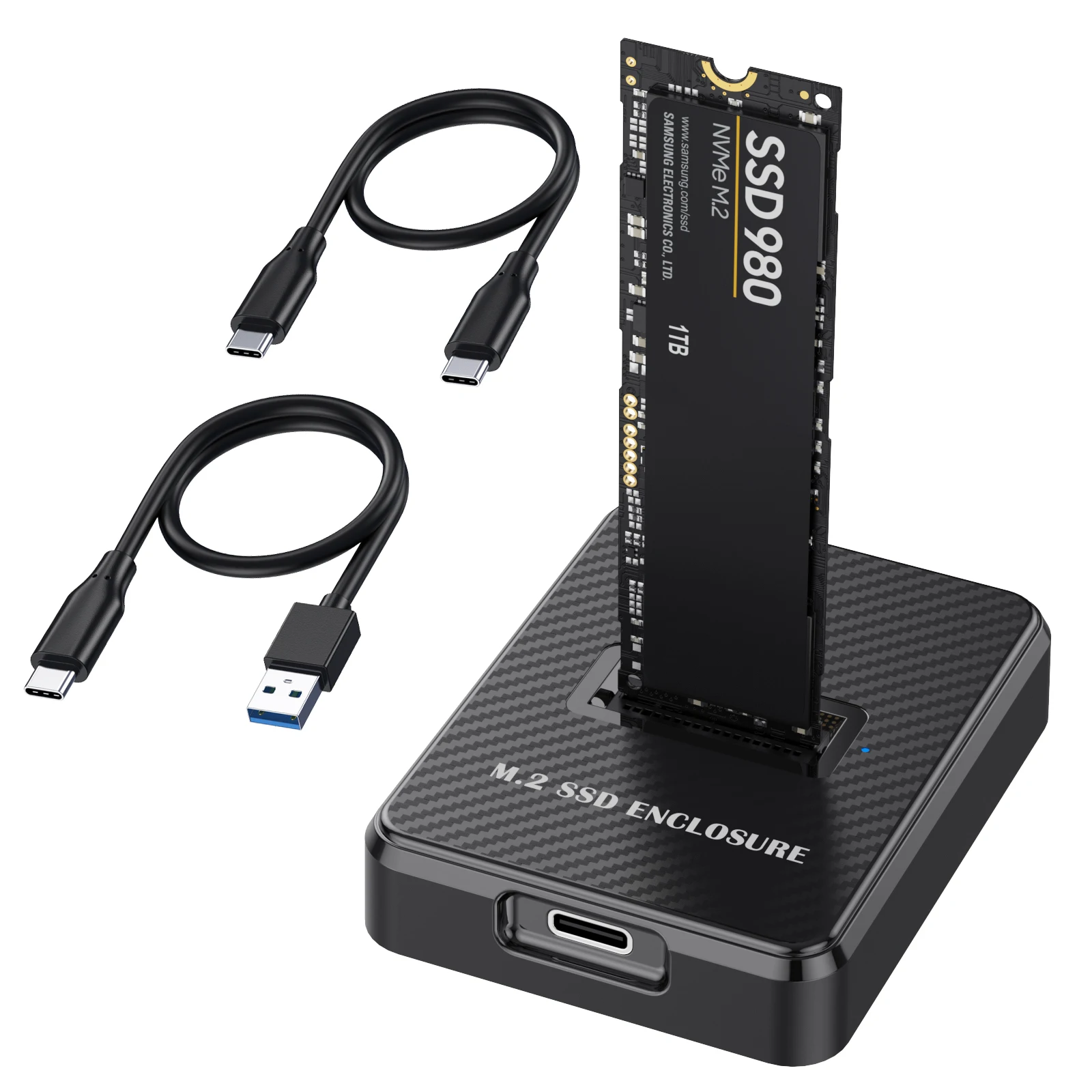 M.2 harde schijfbehuizing SSD harde schijf NVME/NGFF Dual Protocol Type C draagbare harde schijfbehuizing SSD Solid-state naar USB3.2