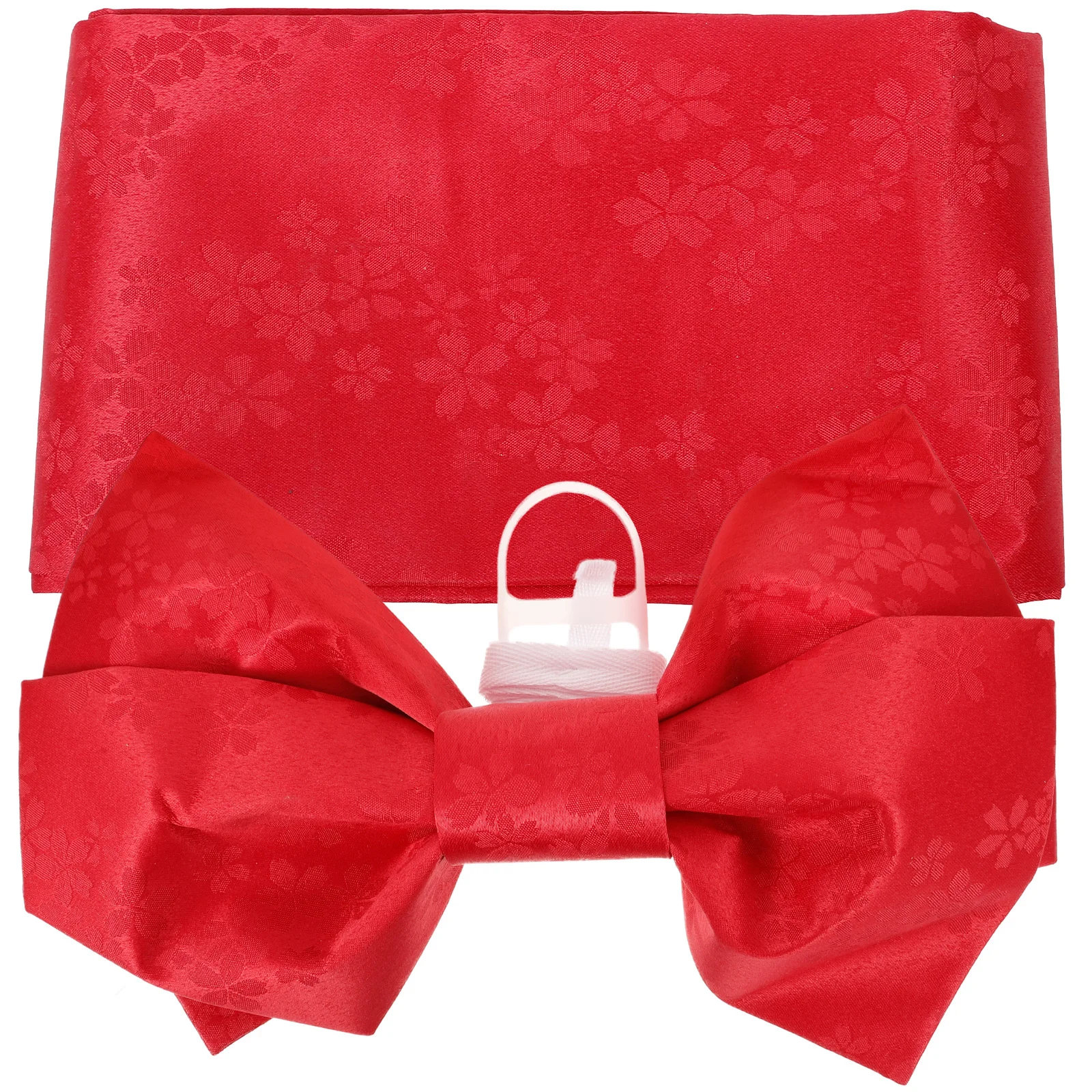 1 個日本の着物ウエストベルト伝統的なヴィンテージパターンの弓アクセサリー女性のための軽量ポータブルファッショナブルなパーティーウェア