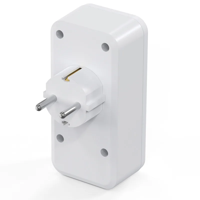 KR Plug Adapter EU Socket AC Outlet USB Charging Ports Euro Extension Power Strip Power Adapter Converter Wall Socket