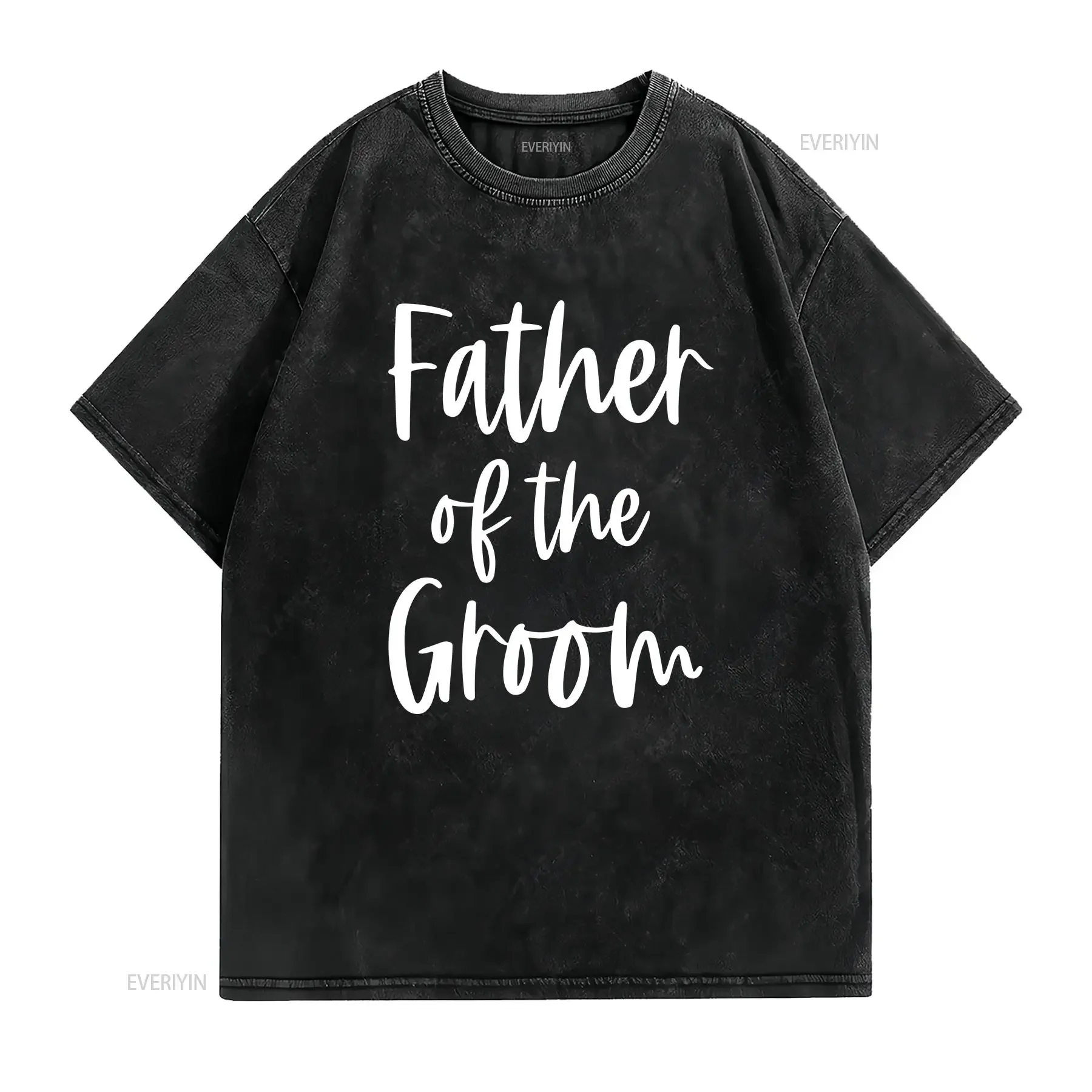Father of the groom Bachelor Party Hen Stag do Wedding Novelty T shirt Adults vintage Washed Soft graphic Stretched Breathable