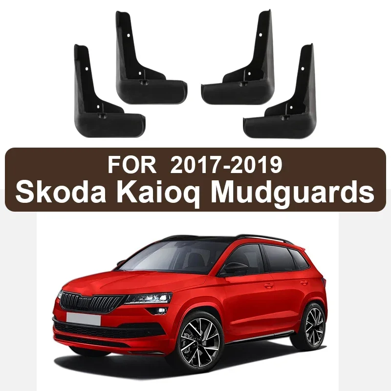 

For T Skoda Kodiaq Kaioq Kamiq 2017-2022 Fender Mudguard Mud Flaps Guard Splash Front Rear Flap Mudguards Car Accessories