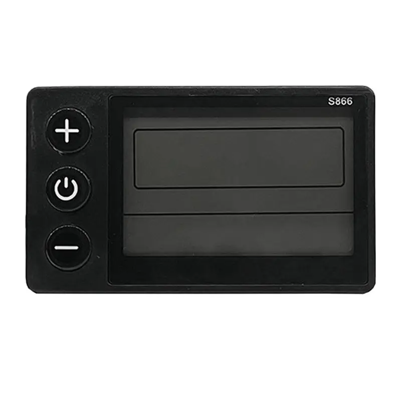 NEW HOT In Stock-Controller Panel Dashboard 24V 36V 48V 60V S866 Waterproof 6PIN Electric Bike LCD Display For Electric E-Bike S