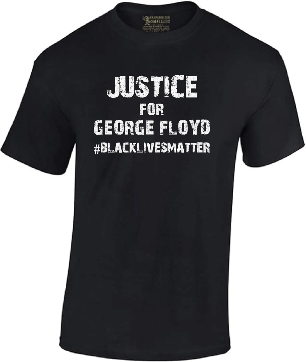 Awkward Styles Justice for George Floyd Shirt Black Lives Matter T-Shirt for Men Protest Resist Shirt