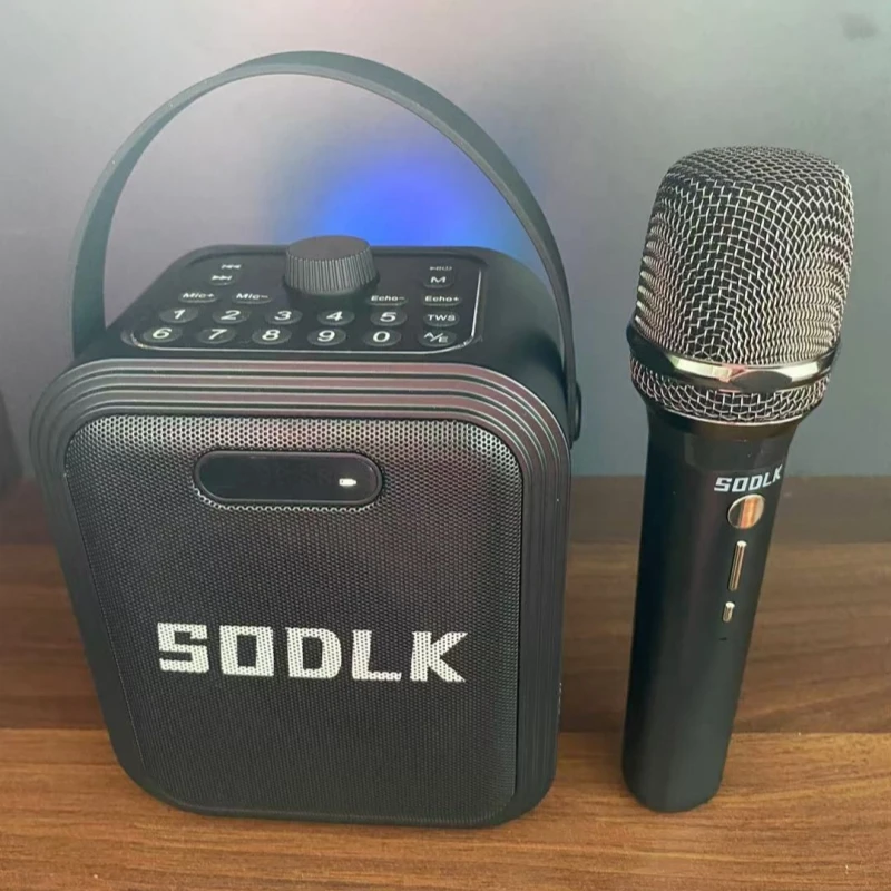 

Громкоговоритель Sodlk K12, 30 Вт, высокая мощность, Bluetooth, караоке, портативный сабвуфер K-Song, звуковая система PA, Caixa De Som