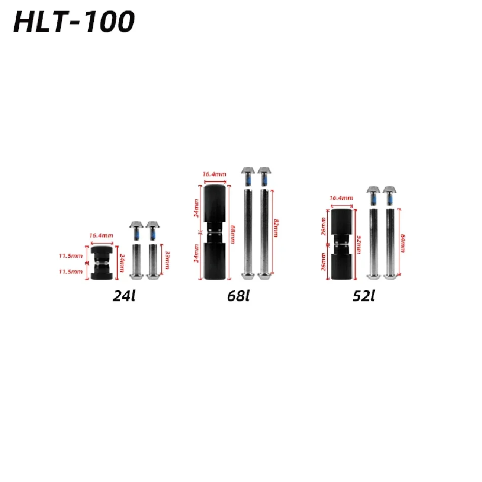 HTL-100 Mountainbike-Hinterbaufederung / 125/150/165/185mm 850/1000 lbs Aluminiumlegierung Federdämpfer für E-Bike Schneemobil – Detail 7