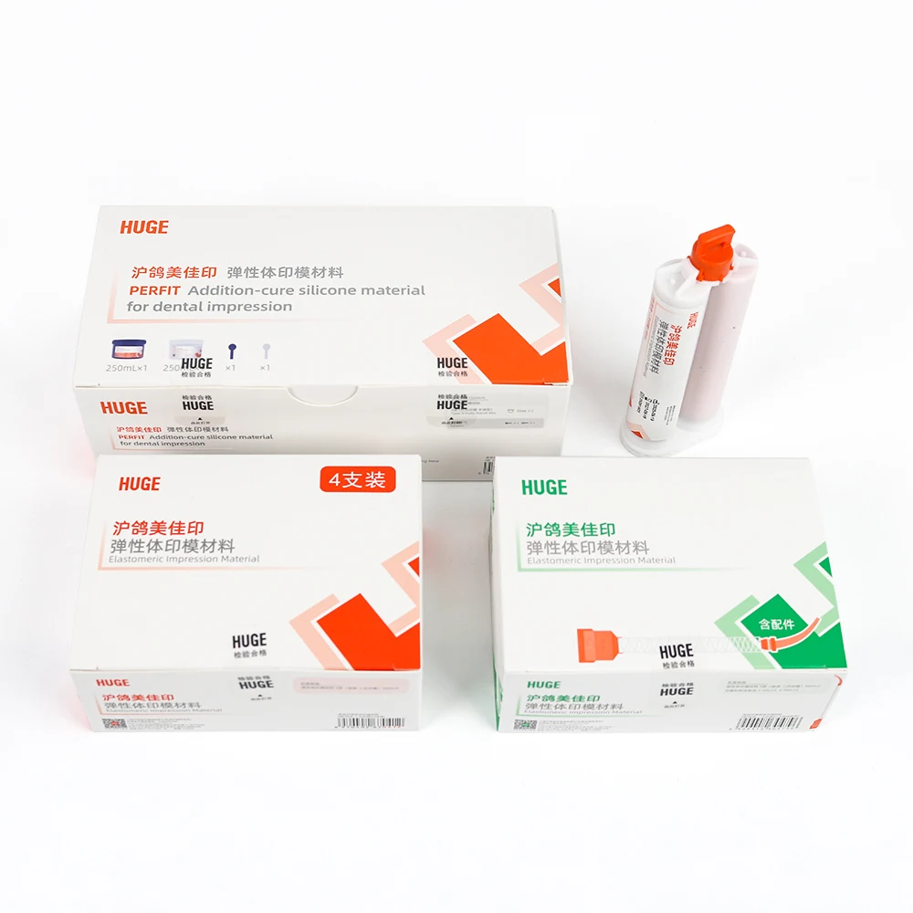 

Dental Light Body Dental Impression Materials with Base Catalyst and Mixing Tool Accessories