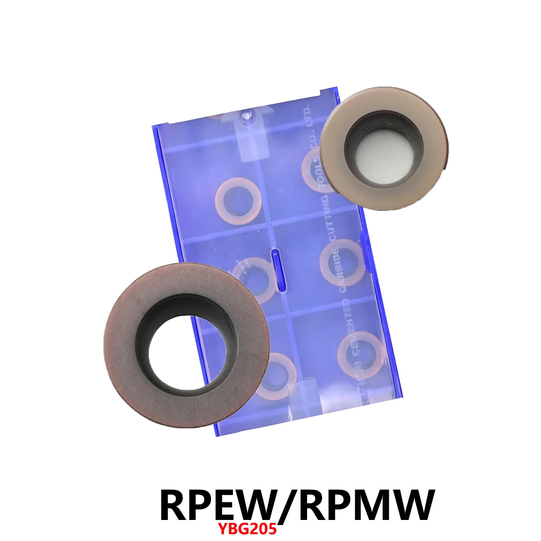 Original RPEW1003MO RPMW1003MO YBG205 Round Carbide Inserts CNC RPEW RPMW 1003 MO CNC Tools Holder Blades Toolholder 10pcs/box