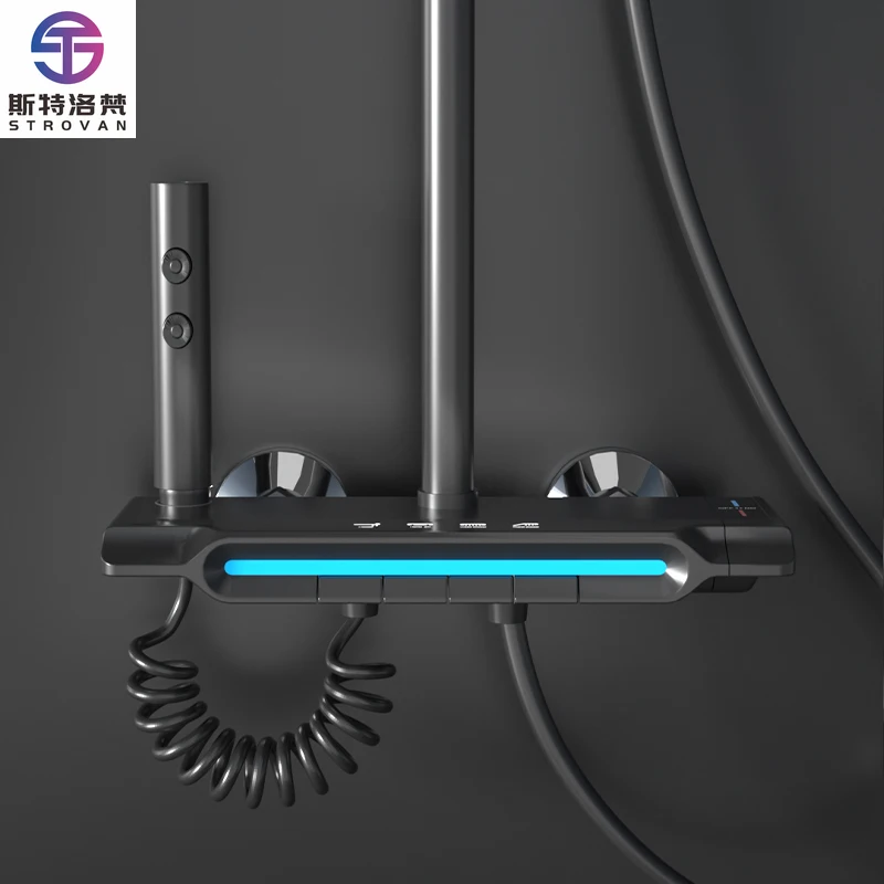 

Modern Smart Shower System, Luxury Bathroom Shower Enclosure