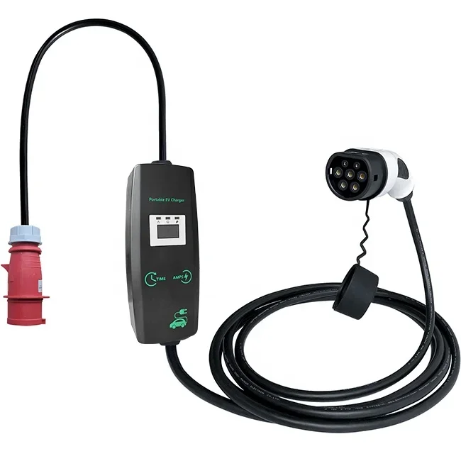 

Khons 16A 32A ev charger portable 7kw 11kw 22kw charger for electric cars type 2