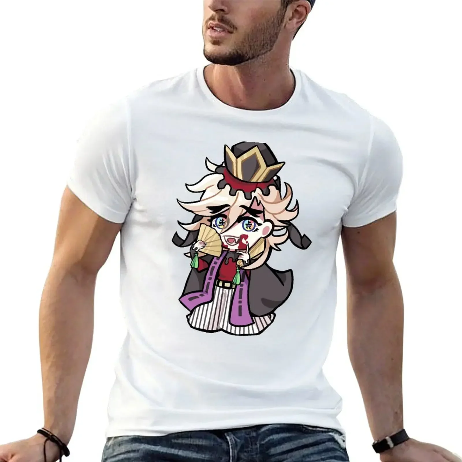 Douma T-Shirt cute tops anime figures mens fashion