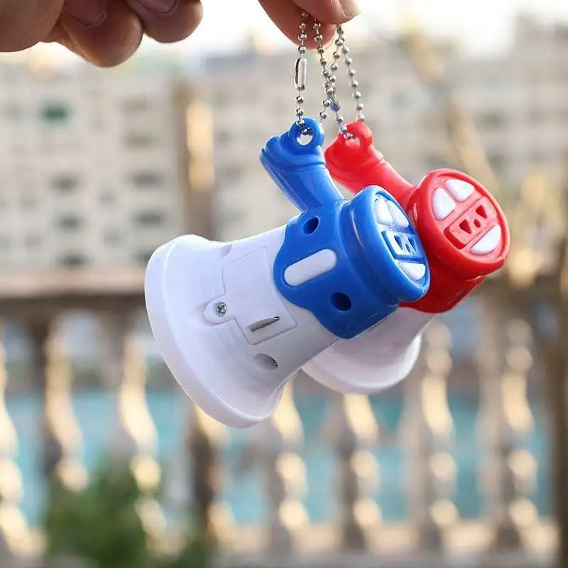 New Recordable Mini Speaker Loudspeaker Handheld With Key Chain Toy Pendant Megaphone Decompression Hanging Ornament Keyrings