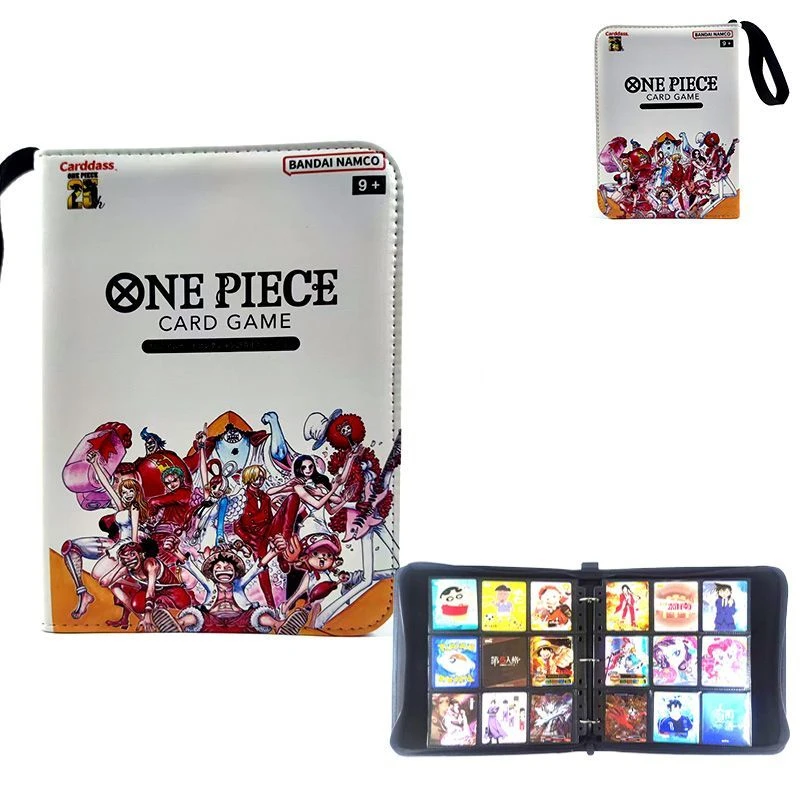 Luffy Card Binder One Piece Roronoa Zoro Fotoalbum Ritsboek 400/900 Pocket Holder TCG Kaarten Opslag, Anime Albums Cadeau
