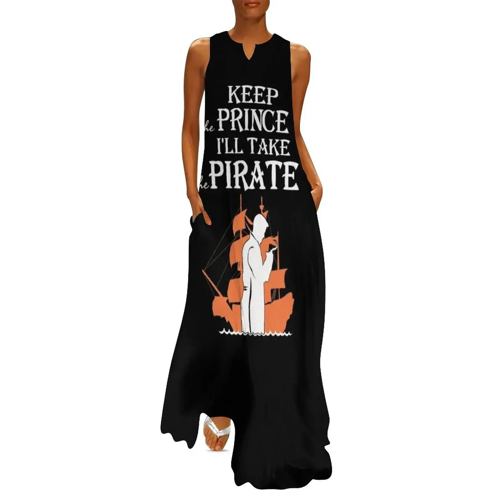 

I'll take a pirate funny parody Long Dress elegant women's sets Womens dresses Evening dresses Prom gown Dress