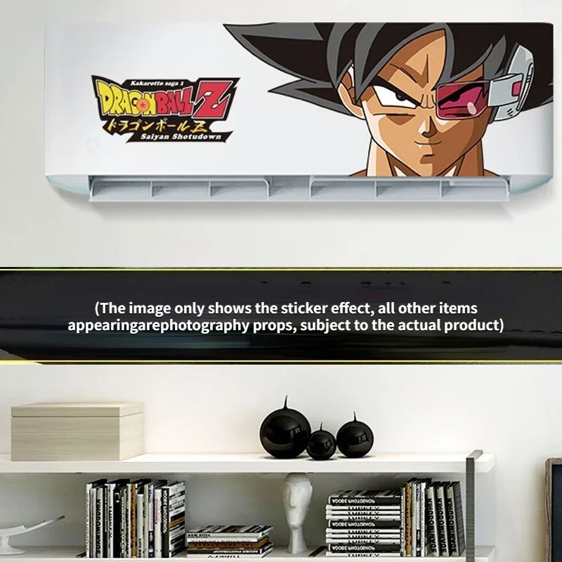 Bandai Cartoon Anime Peripheral Goku Vegeta Uchiha Itachi Hanging Air Conditioner Decoration Waterproof Self-adhesive Painting