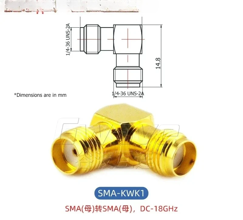 

СМА 90 ° Переходник с прямым углом SMA-JWJ SMA-JWK SMA-KWK DC-18 ГГц