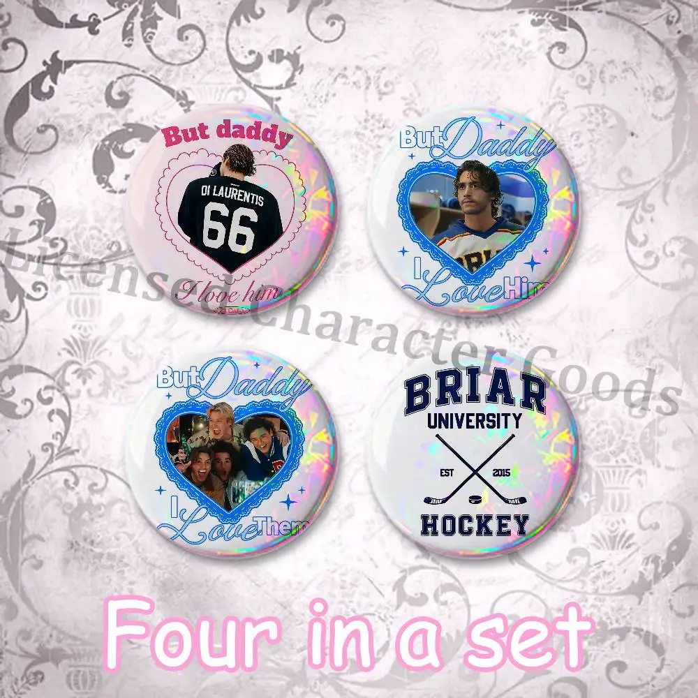 O-Off C-Campus Custom Mini Pill Badge 25mm Button Pins 4-Piece Set 75mm Oversized Pin Badge 2.25 Inch
