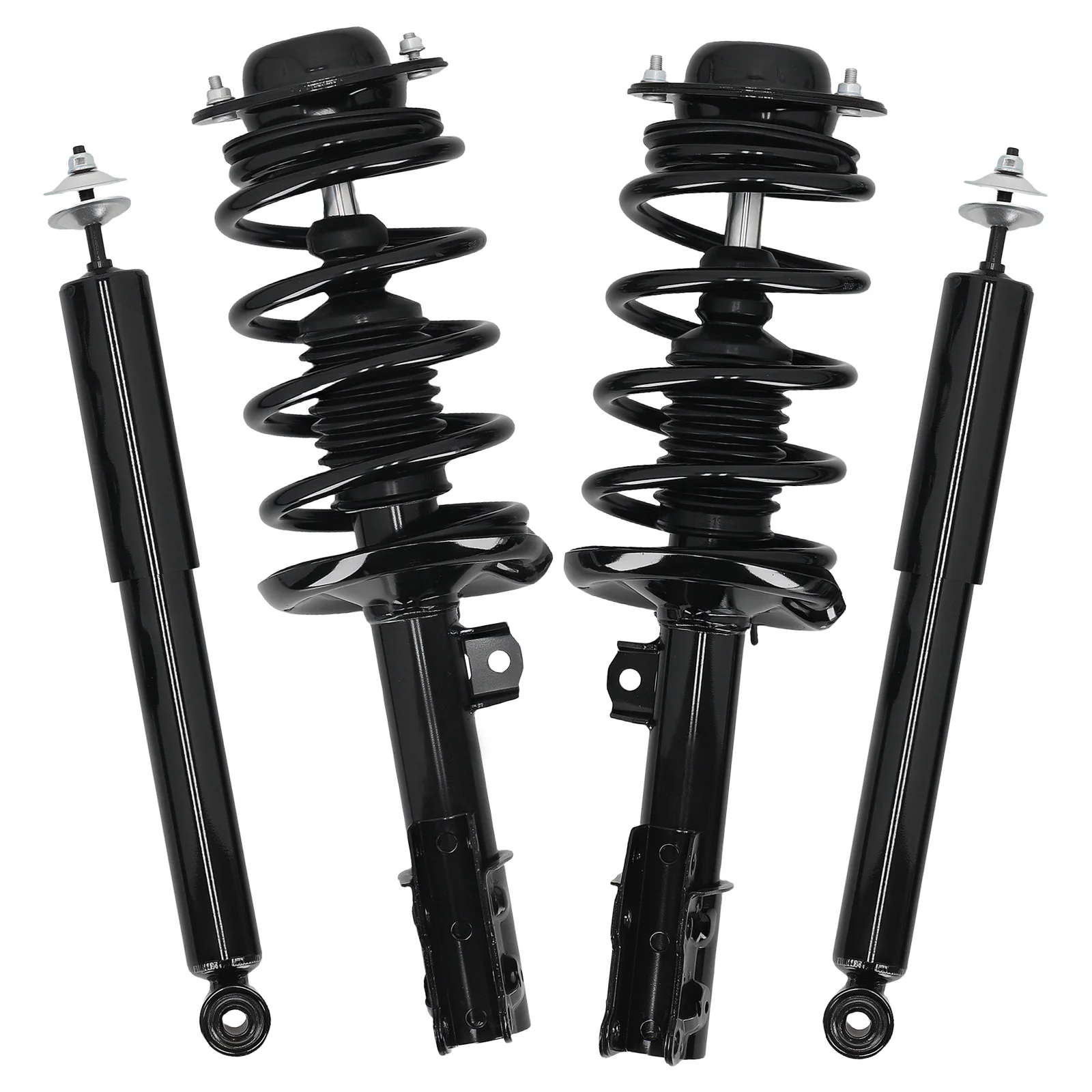 For 4PCS Front & Rear Shocks Struts Assembly For Chevrolet Malibu 2004-2012 Maxx LS Maxx LT For Pontiac For Saturn
