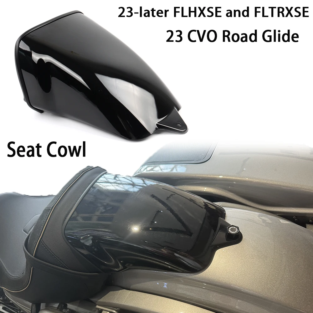 

For Harley CVO Road Glide ST FLTRXSE 2024 2023 NEW Motorcycle Rear Passenger Seat Cover Camel Hump Cover