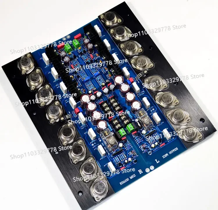 (1 pair) Gold-sealed tube high-power HIFI fever grade pure post-stage adjustable class A power amplifier board