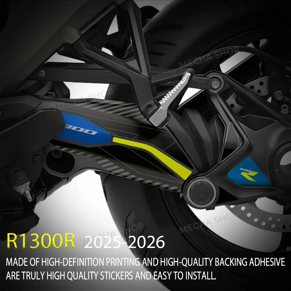 For R 1300 R 2025- Accessories R1300R Sticker Motorcycle Swingarm Protection Waterproof Anti-Scratch 3D Resin Decal
