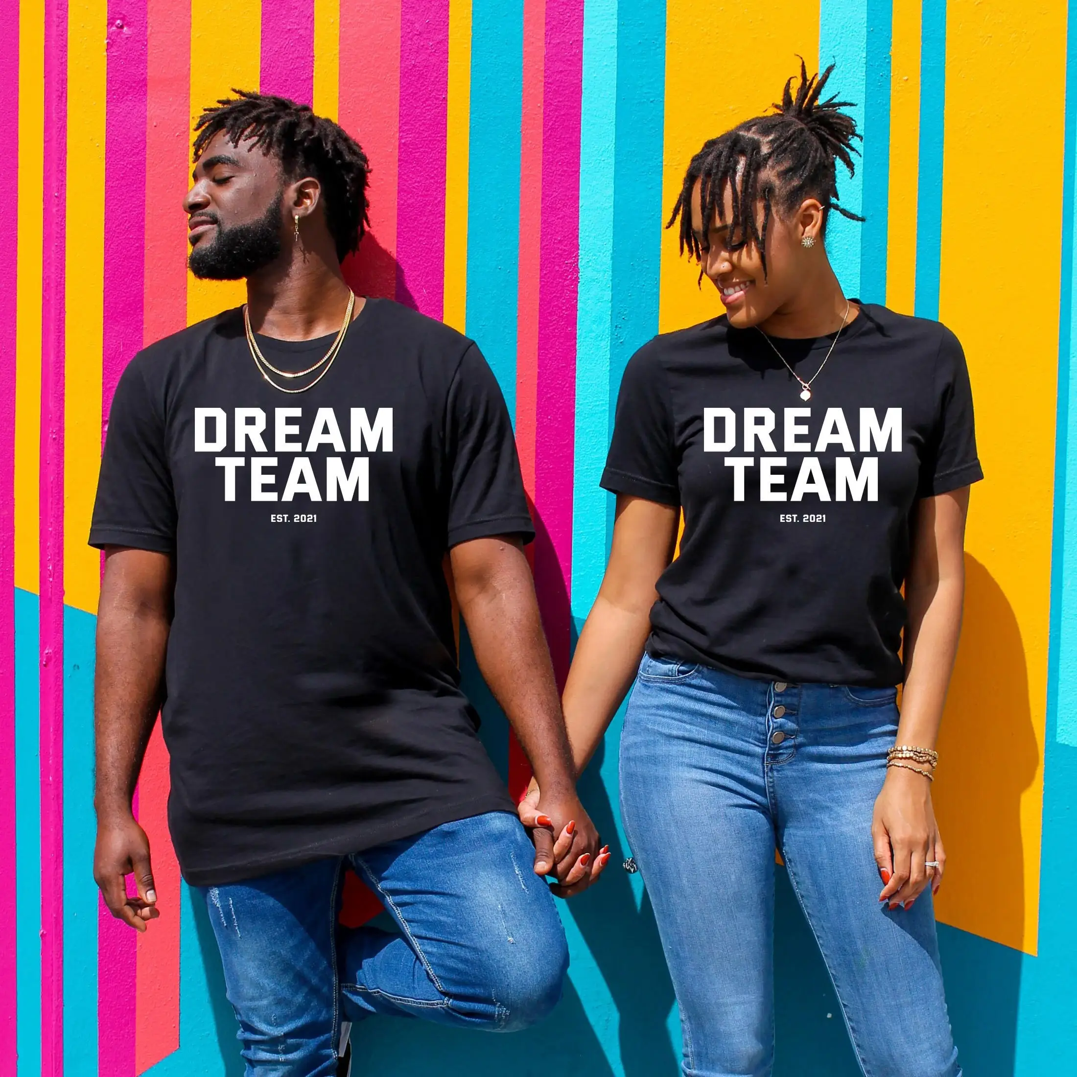 Dream Team shirt Anniversary shirts for couples matching milestone gift couple married since