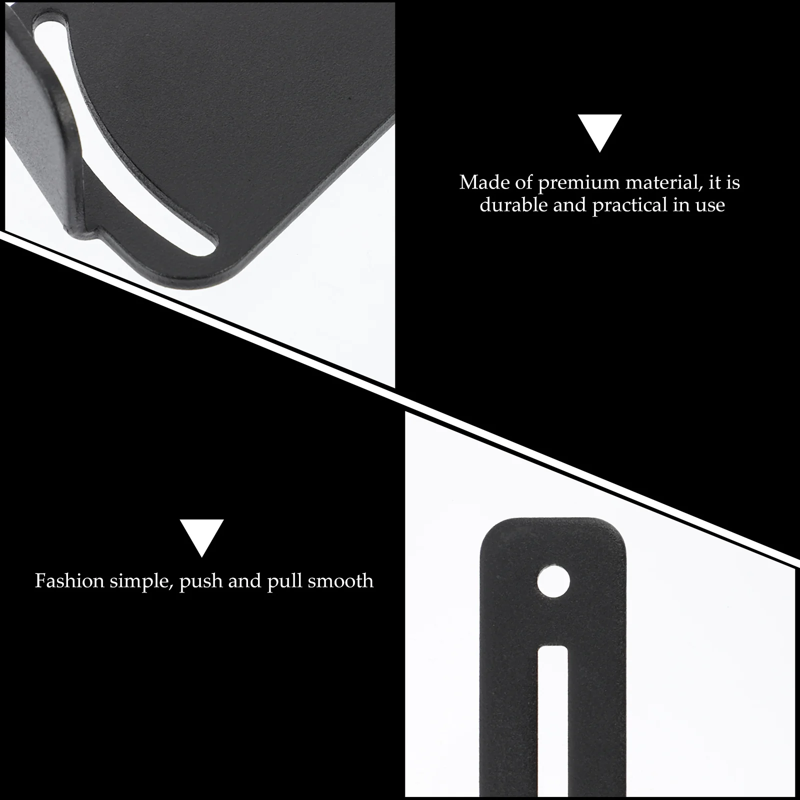 

1Set Barn Door Lock Carbon Steel Sliding Privacy Latch Black Ideal Closet Bedroom Bathroom Door Accessories Secure Lock