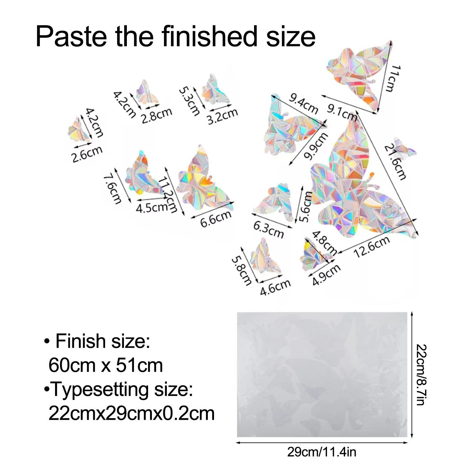 Brightening Room Bird Protection Anti-Collision Decal Bird Safety Stickers Decorative Touch Effortless Sticking
