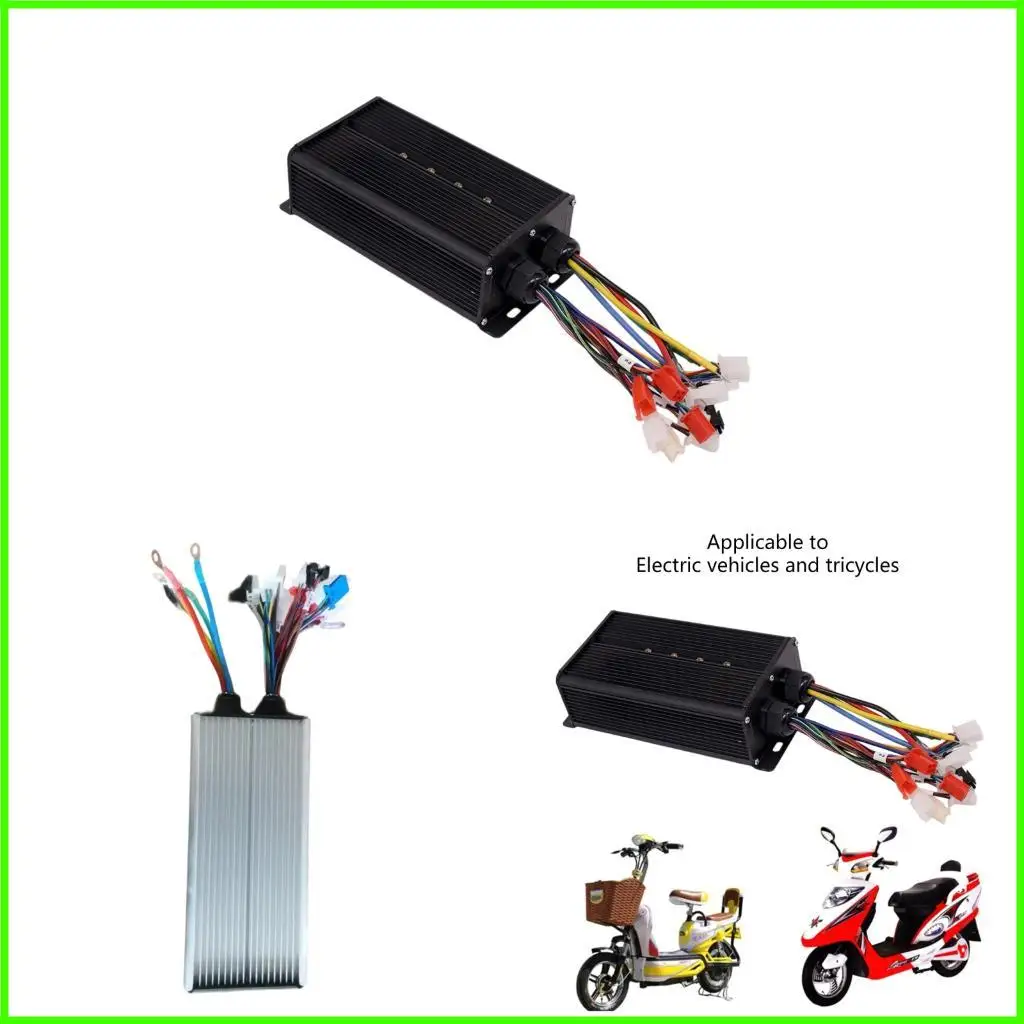 

High Temperature Resistant 1200W 18 Tube Controller Enhanced Heat Dissipation Aluminum For Electric Bicycles Scooters