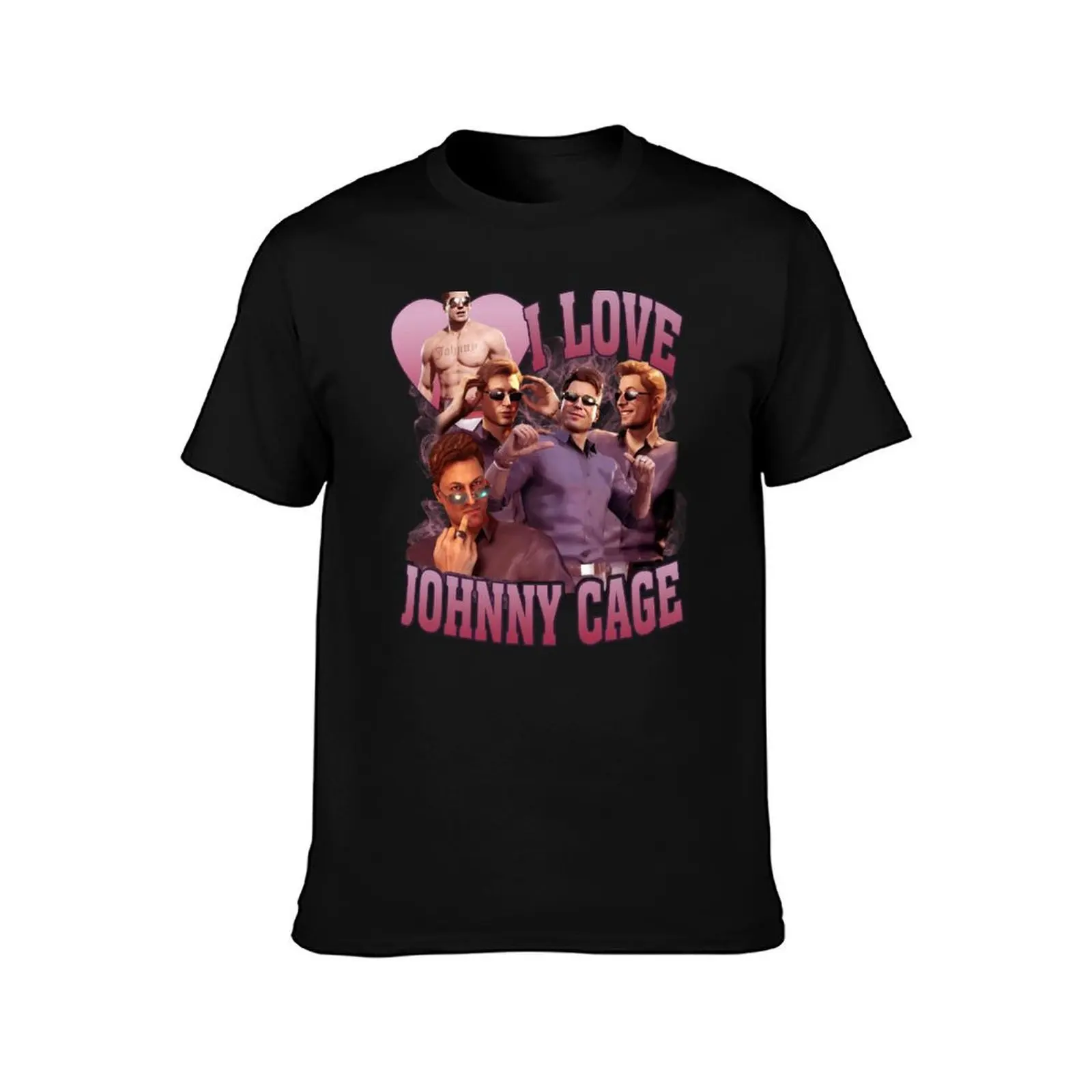 I Love Johnny Cage T-Shirt Funny t-shirt custom t shirt tees Short sleeve tee t shirt men