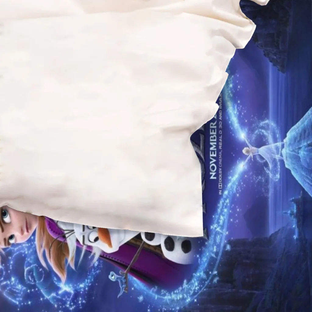 Disney Frozen Elsa Bed Sheets Set  Comforter Quilt Cover Duvets Single Bedding