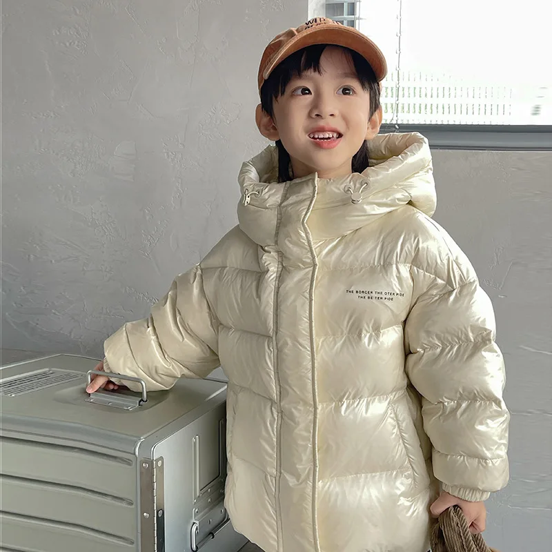 Winter new Korean style fashionable boys' down jacket, warm and short, versatile bread, children's clothing, down jacket