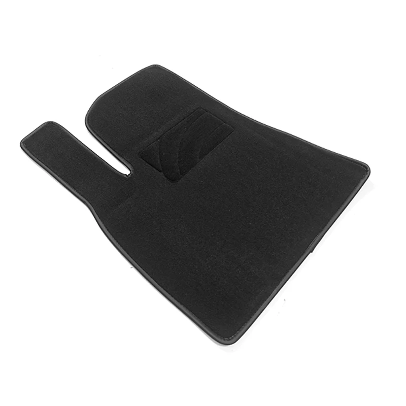 ل تسلا 2021-2023 نموذج 3 3 قطعة ماستر وطيار القدم والصف الخلفي وسادة بلاستيكية للأرضية نمط TPE وسادة قدم مخملية دقيقة