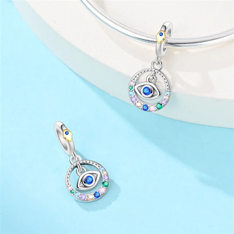 Original 925 Sterling Silver Charm Beads Classic Cross Bible Guardian Angel Charms Pendants For Bracelet DIY Birthday Jewelry