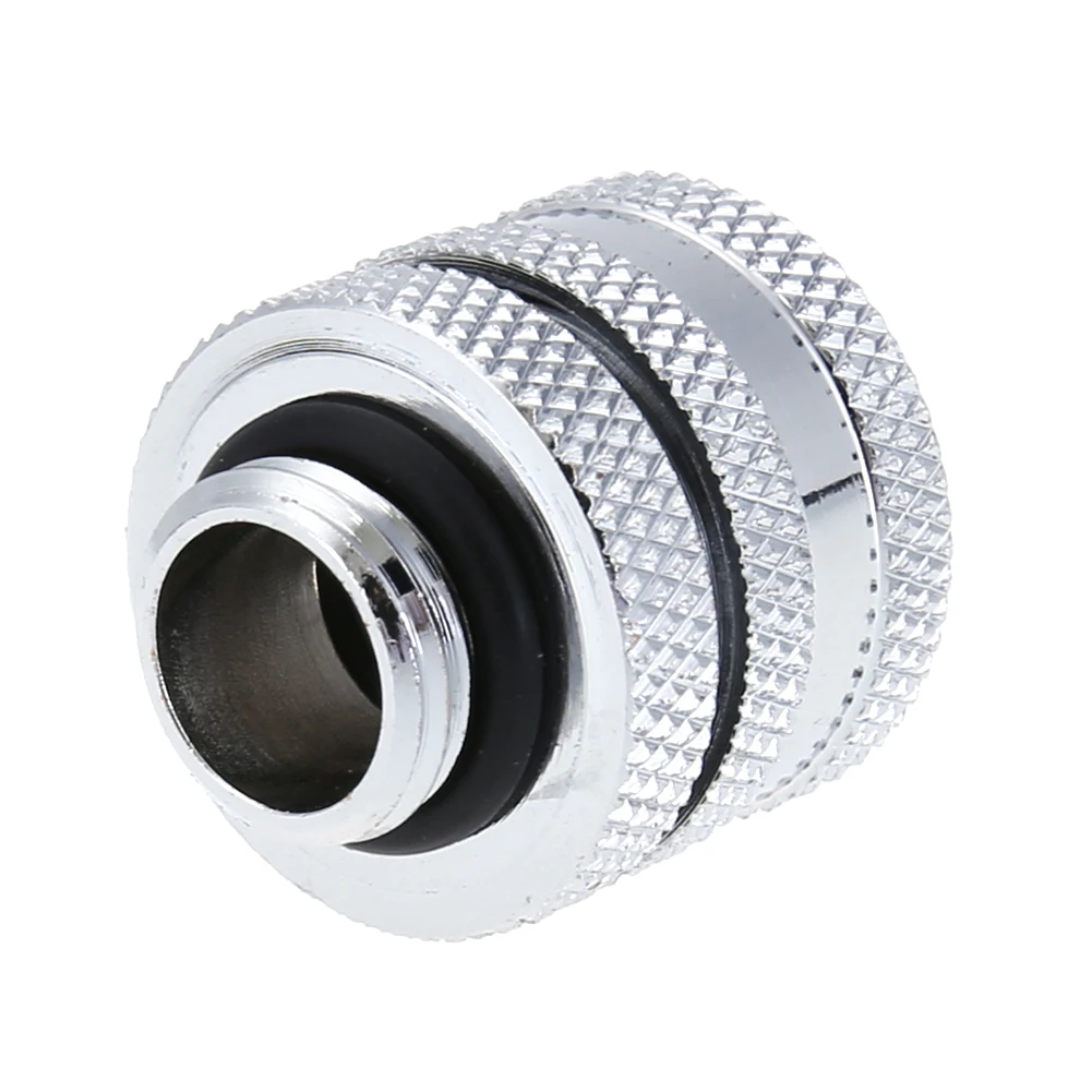 

G1/4 14mm OD 4 Laps Hard Tube Quick Fitting Connector for PC Water Cooling