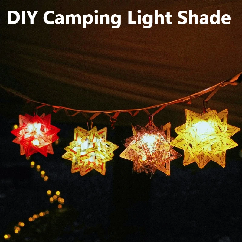 Outdoor Camping Tent Waterproof - 1Set Kap Lampu Berkemah Bintang Luar
