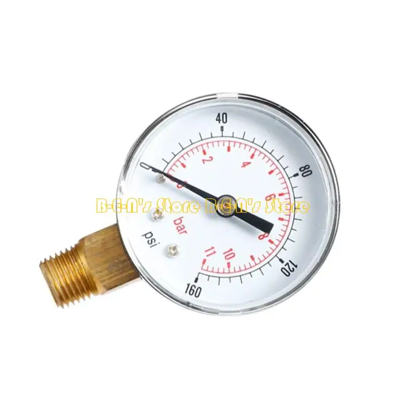 Y1AD Y50 Radial Pressure Gauge 52mm  15,30,60,100,150,300 PSI Stable Performance