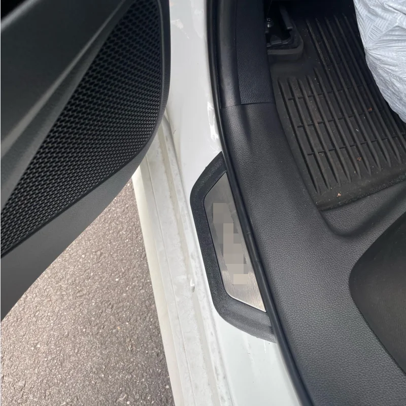 Dla Toyota C-HR CHR 2017 - 2024 akcesoria wewnętrzne dziecko antybrudna podkładka ochraniacz zderzaka próg drzwi wewnątrz nakładka na próg — zdjęcie 4