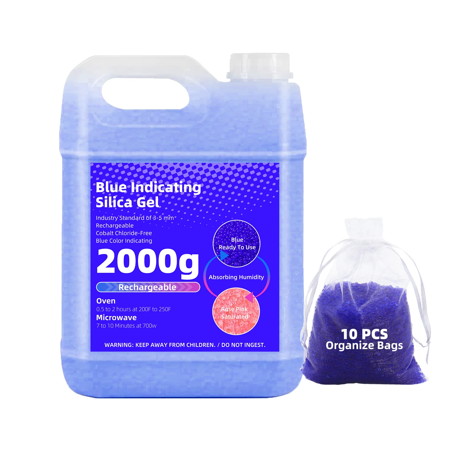 Silicagel 1/2/3/5 kg oranje blauw aangeeft silicagel kralen 1000/2000/3000/5000g droogmiddel herbruikbare droogmiddel kralen