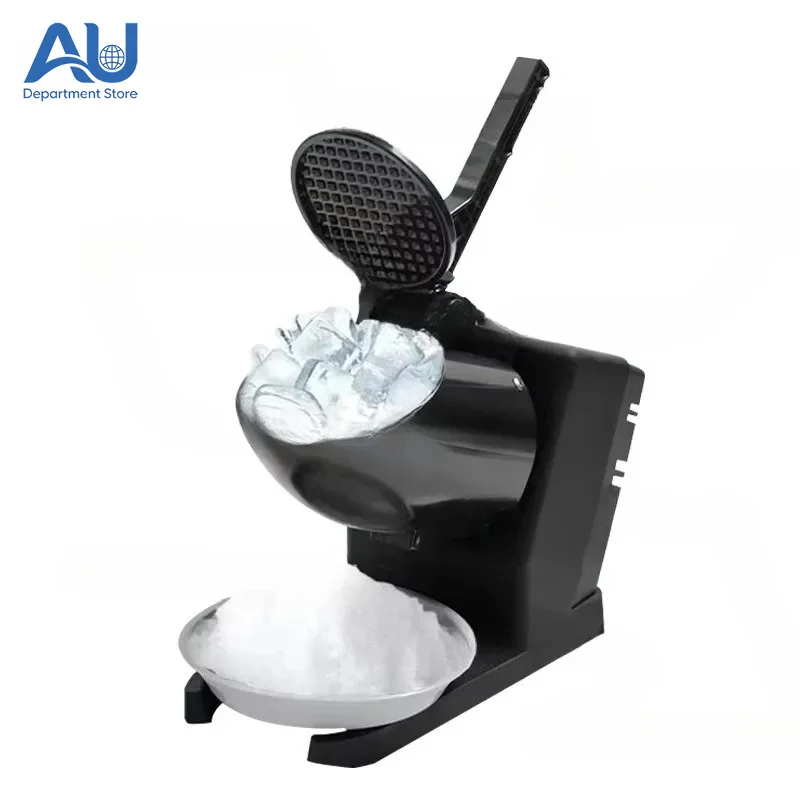 Commercial Fully Automatic Electric Ice Crusher and Semi-Automatic Ice Cream Maker for Hotels and Households Smoothie Machine