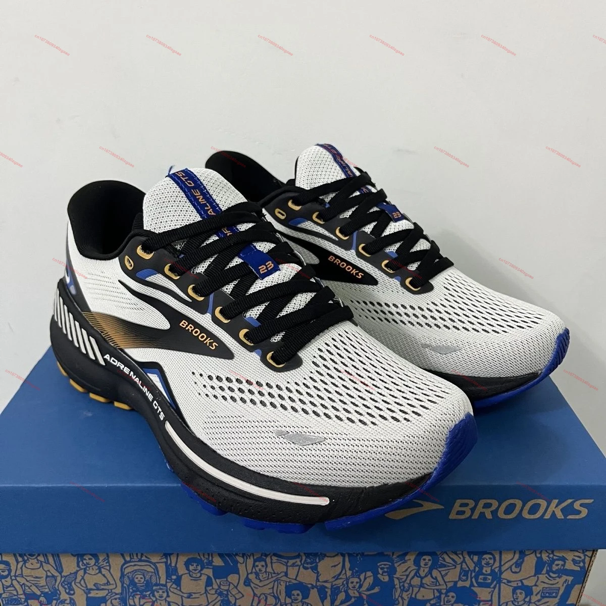 BROOKS Sneakers Adrenaline GTS 23 Running Shoes for Men Cushioning Breathable Support Outdoor Casual Sports Shoes for Men