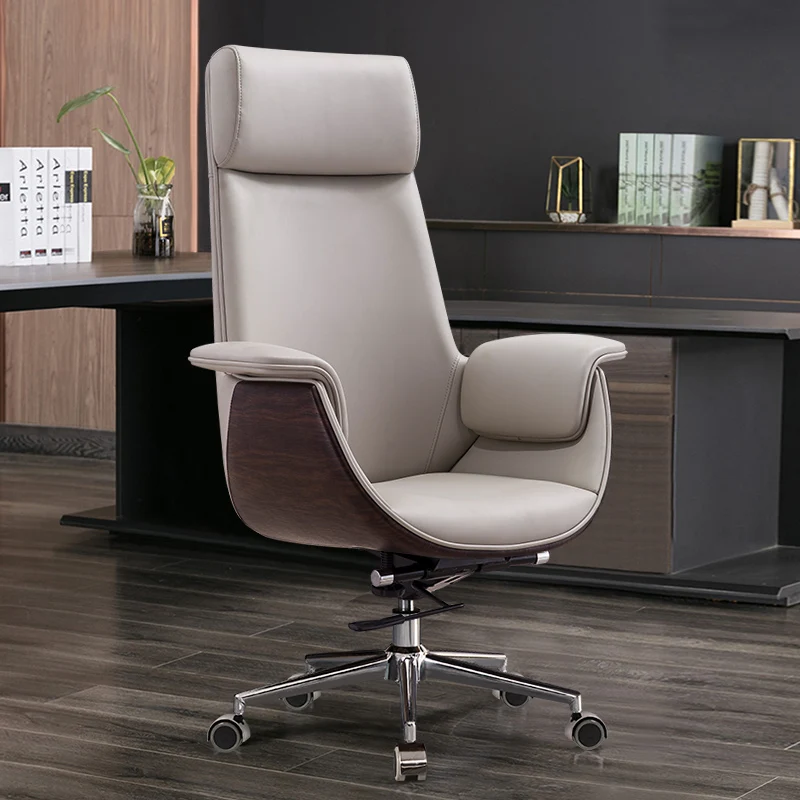 Swivel Ergonomic Office Chair Gaming Simple Leather Comfy Living Room Computer Chair Designer Chaise De Bureaux Home Furniture