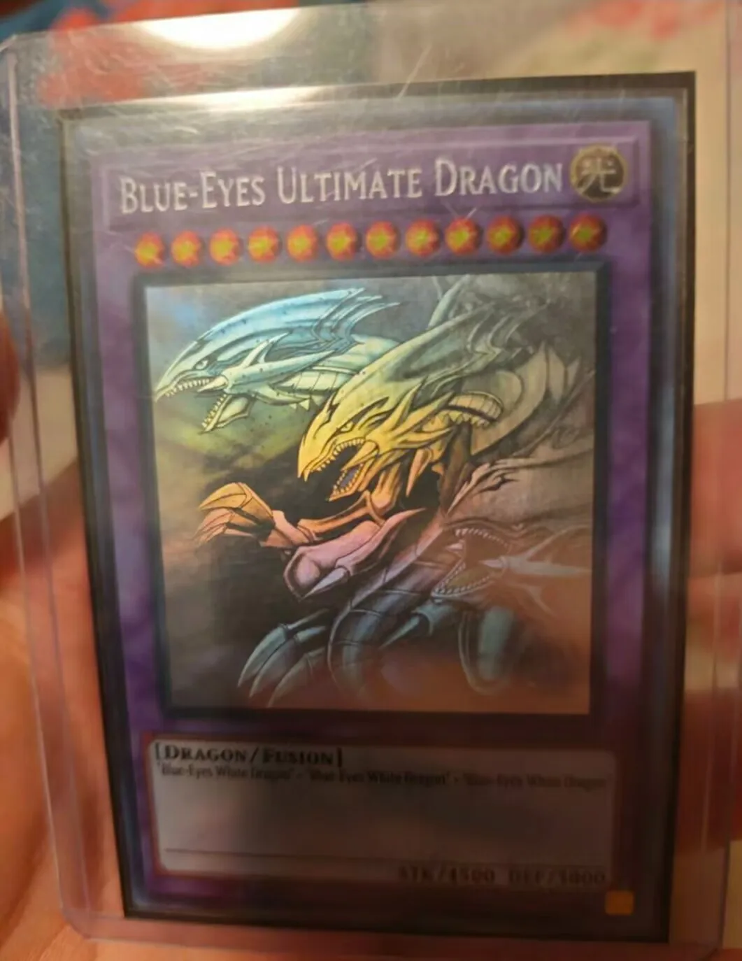 Yugioh KONAMI Duel Monsters GFP2-EN181 Blue-Eyes Ultimate Dragon Ghost Holographic English 1st Edition Collection Mint Card