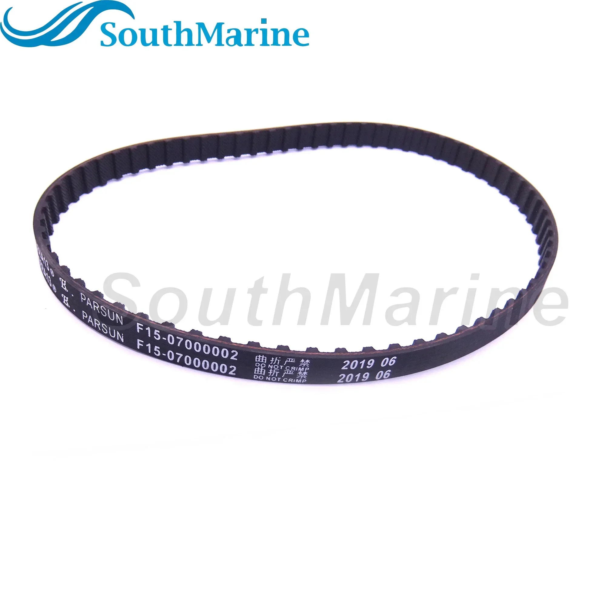 Boat Motor 66M-46241-00 Timing Belt for Yamaha  F9.9 F15 4-Stroke,  Marine 18-15137 Outboard Engine