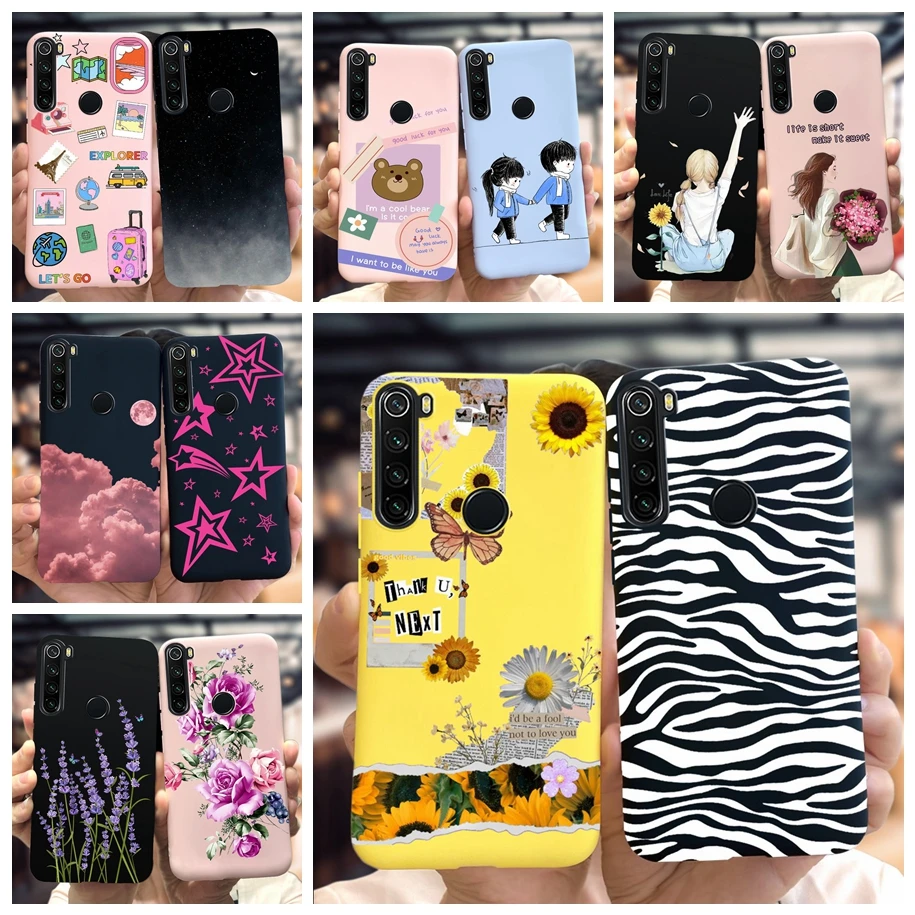 Xiaomi Redmi Note 8 T 케이스, Redmi Note 8 Pro Funda 실리콘 소프트 TPU 커버 Redmi Note 8 T Note8 2021 Coque 귀여운 전화 케이스  Best5