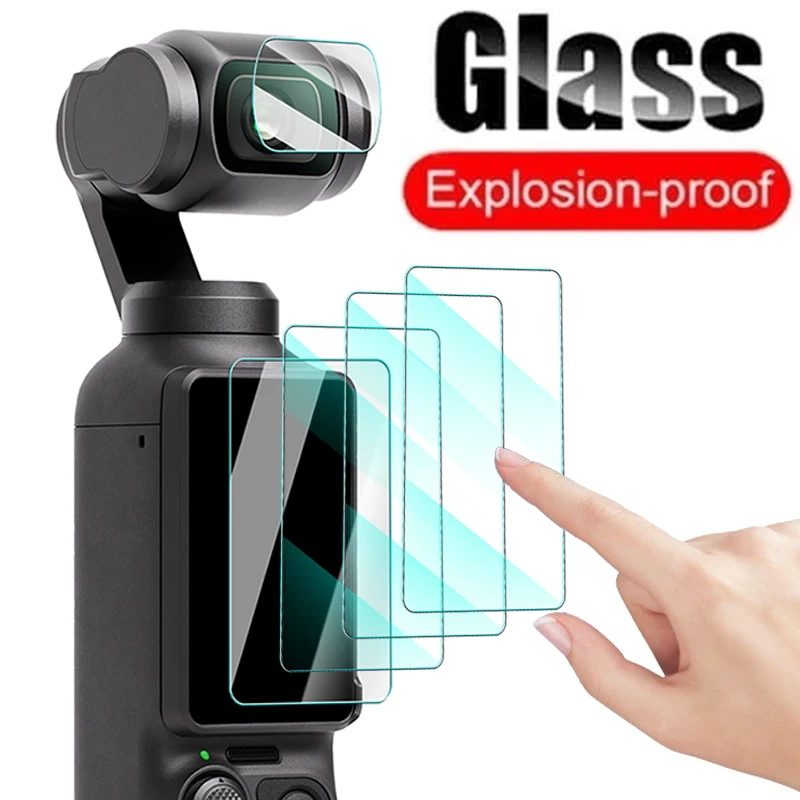 Gimbal Camera Lens Screen Protector for DJI Osmo Pocket 3 HD Clear Anti-Scrach Tempered Glass Films Cover For DJI Osmo Pocket3