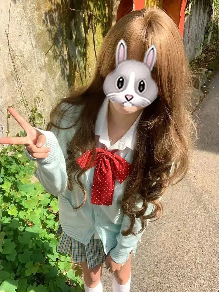 

Оригинальный свитер JK orm, джерси, женский весенне-осенний свободный вязаный школьный длинный свек, тонкая верхняя одежда irt