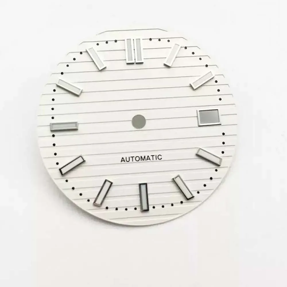 Green Luminous 29.8mm Watch Dial for NH35 NH36 Movement Replacement Black/White/Blue/Green Dial for Men Watch Face Parts