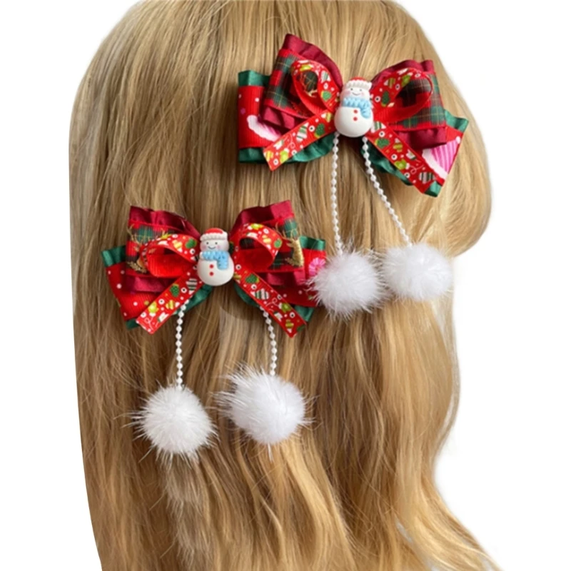 Lovely Christmas Lolitas Hair Clip Hat with Deer Horns Hair Accessories