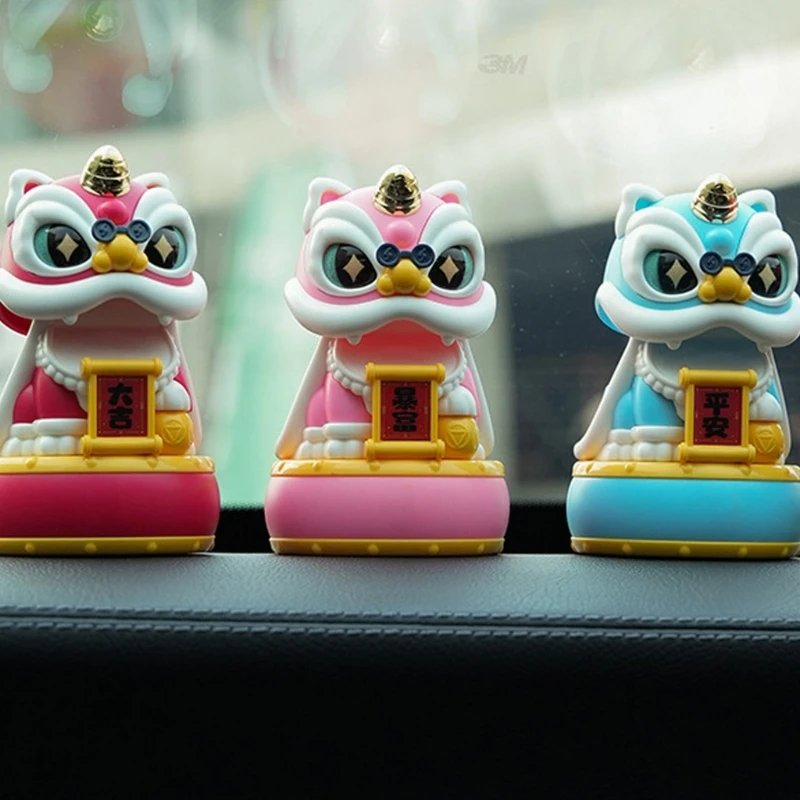 تمثال أسد Solar Dancing Dancing Dancing ABS يعزز أي بيئة بأهميته الثقافية الحية 87 هكتار